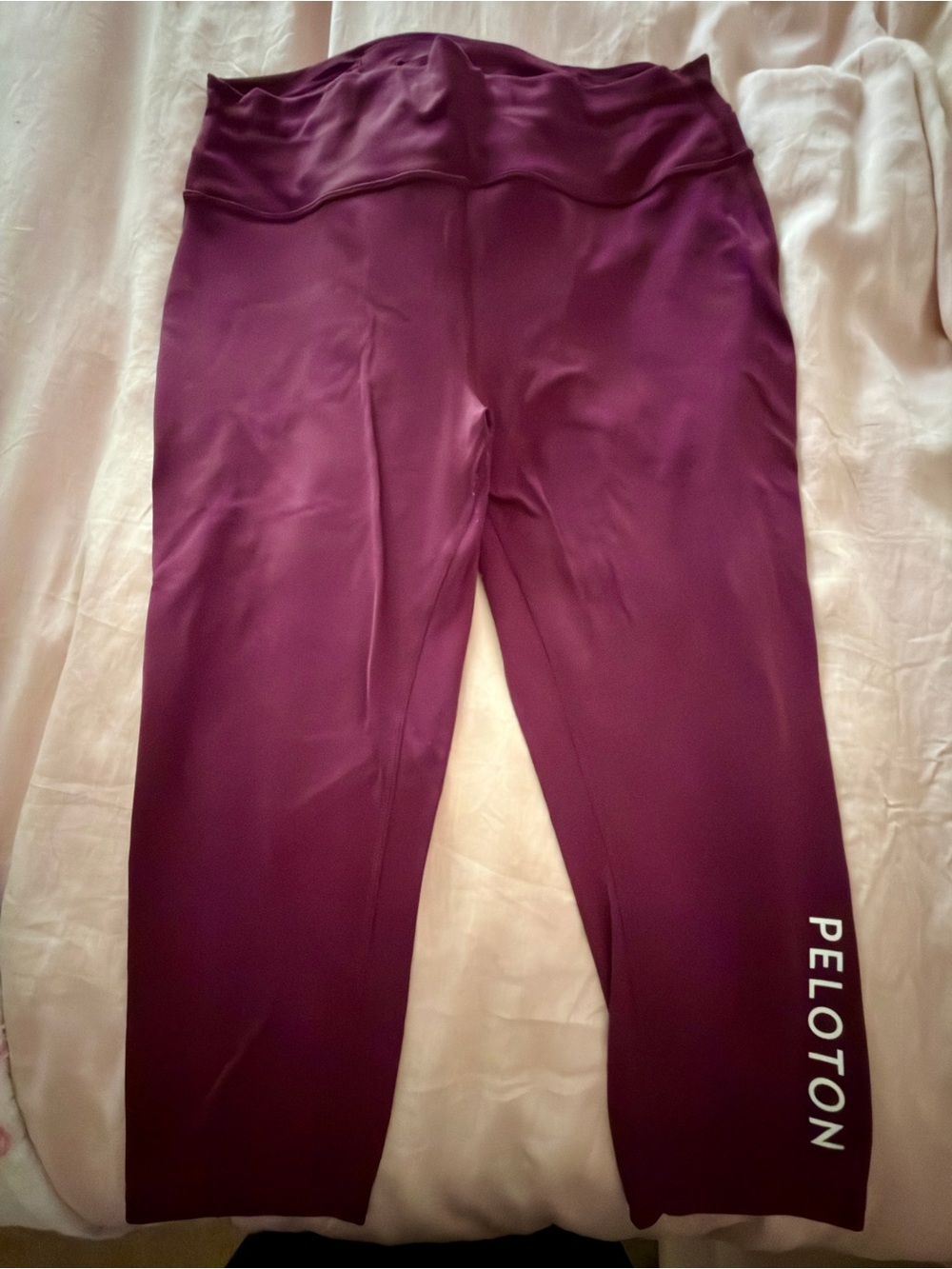 Peloton Burgundy Capri Leggings XL
